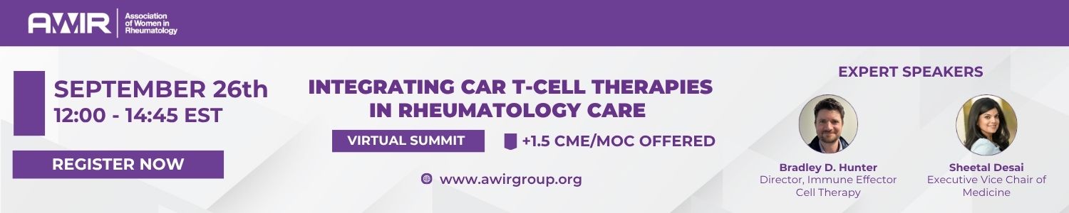 Integrating CAR T-CELL THERAPIES IN RHEUMATOLOGY CARE